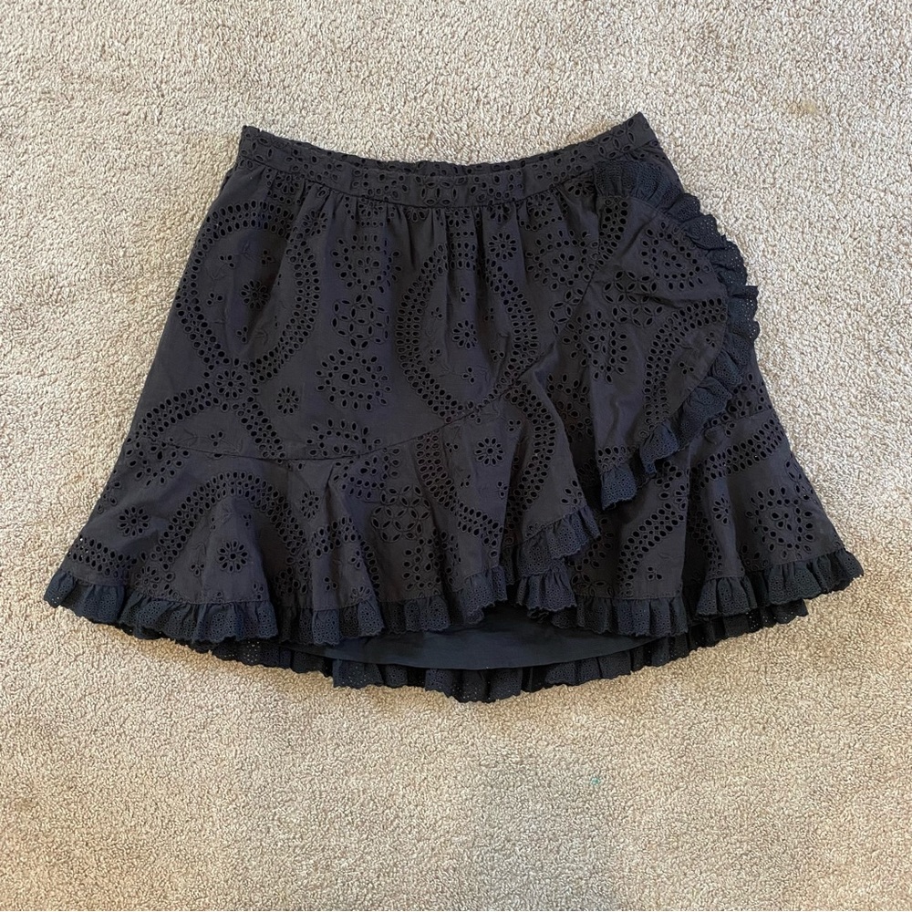Loveshackfancy ruffle mini skirt